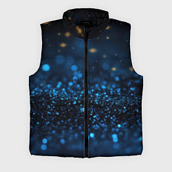 Мужской жилет Боке блестяшки на черном, цвет: 3D-черный