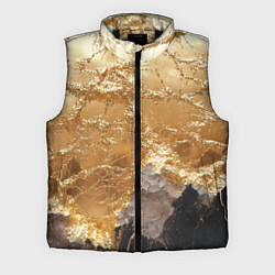Мужской жилет Золотая объемная текстура, цвет: 3D-черный