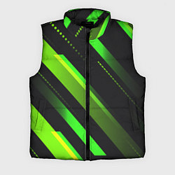Мужской жилет Color black green, цвет: 3D-черный
