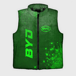 Мужской жилет BYD - green gradient вертикально, цвет: 3D-черный