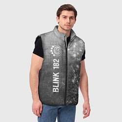 Мужской жилет Blink 182 - grey gradient по-вертикали, цвет: 3D-черный — фото 2