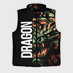 Мужской жилет Татуировка дракона ирезуми, цвет: 3D-черный