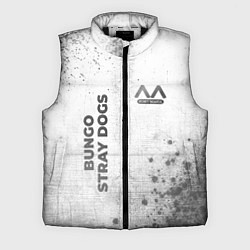 Мужской жилет Bungo Stray Dogs - white gradient вертикально, цвет: 3D-черный