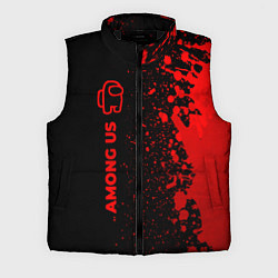 Мужской жилет Among Us - red gradient по-вертикали
