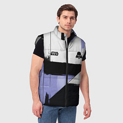 Мужской жилет Дарт Вейдер Звездные войны, цвет: 3D-светло-серый — фото 2