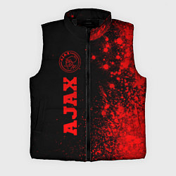 Мужской жилет Ajax - red gradient по-вертикали, цвет: 3D-черный
