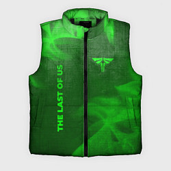 Мужской жилет The Last Of Us - green gradient вертикально, цвет: 3D-черный