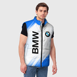 Мужской жилет Bmw абстракция, цвет: 3D-черный — фото 2