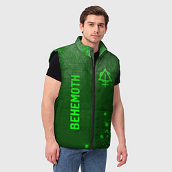 Мужской жилет Behemoth - green gradient вертикально, цвет: 3D-черный — фото 2
