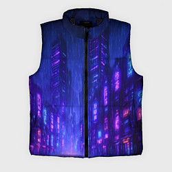 Мужской жилет Одинокий город неона