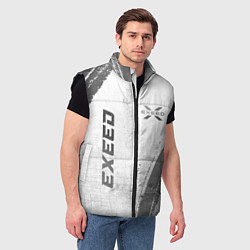 Мужской жилет Exeed - white gradient вертикально, цвет: 3D-черный — фото 2