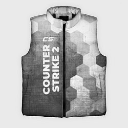 Мужской жилет Counter Strike 2 - grey gradient по-вертикали, цвет: 3D-черный