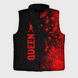 Мужской жилет Queen - red gradient по-вертикали, цвет: 3D-черный