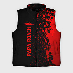 Мужской жилет Papa Roach - red gradient по-вертикали, цвет: 3D-черный