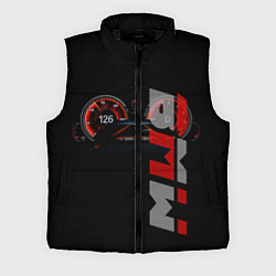 Мужской жилет BMW спидометр и надпись, цвет: 3D-черный