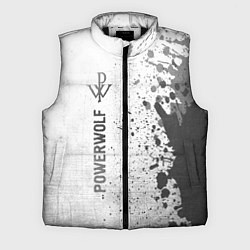 Мужской жилет Powerwolf - white gradient по-вертикали