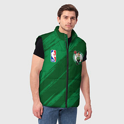 Мужской жилет Boston Celtics NBA basketball, цвет: 3D-черный — фото 2