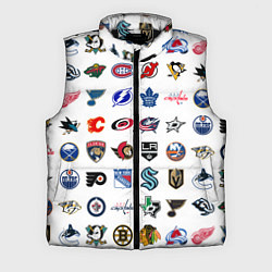 Мужской жилет Команды НХЛ на белом фоне