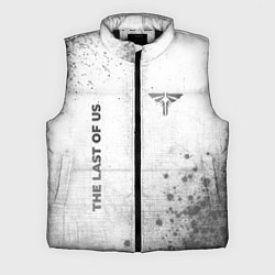 Мужской жилет The Last Of Us - white gradient вертикально, цвет: 3D-черный