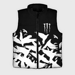 Мужской жилет Monster energy crow, цвет: 3D-черный