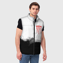 Мужской жилет Monster energy splash smoke, цвет: 3D-черный — фото 2