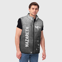 Мужской жилет Nazareth - grey gradient вертикально, цвет: 3D-черный — фото 2
