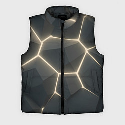 Мужской жилет Объемные серые плиты