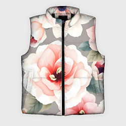 Мужской жилет Нежные цветы