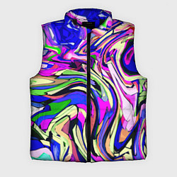 Мужской жилет Абстракция пластика синий