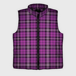 Мужской жилет Color pink checkerboard, цвет: 3D-черный