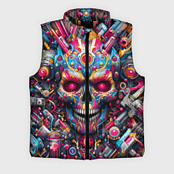 Мужской жилет Art cyber skull - ai art fantasy