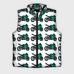 Мужской жилет Motorcycle turquoise