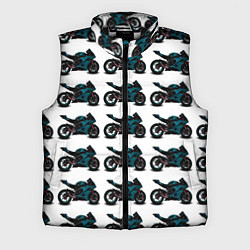 Мужской жилет Motorbike blue