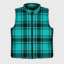 Мужской жилет Checkered blue, цвет: 3D-черный