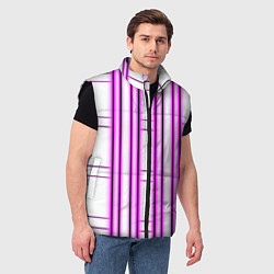 Мужской жилет Neon pink, цвет: 3D-черный — фото 2