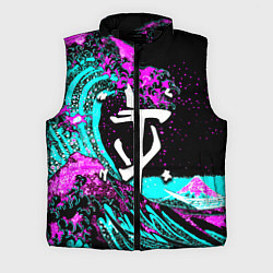 Мужской жилет Doom самураи неоновая волна