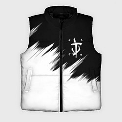 Мужской жилет Doom краски черно белый, цвет: 3D-черный