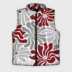 Мужской жилет Цветы cherry and grey pattern