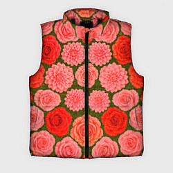 Мужской жилет Цветочная поляна паттерн