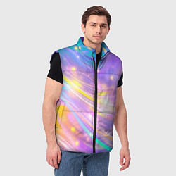 Мужской жилет Волшебный мистический космос, цвет: 3D-черный — фото 2