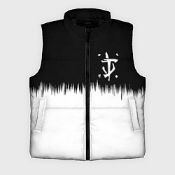 Мужской жилет Doom краски черно белый