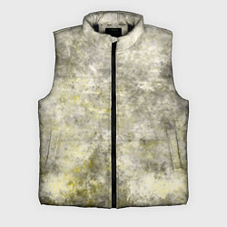 Мужской жилет Абстракция - yellow acidic liquid, цвет: 3D-черный