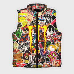 Мужской жилет Monster energy stikers logo