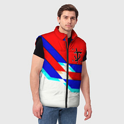 Мужской жилет Doom geometry cyber sport, цвет: 3D-черный — фото 2