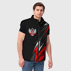 Мужской жилет Федерация бокса - Россия, цвет: 3D-черный — фото 2