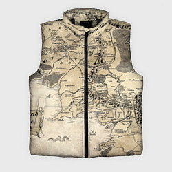 Мужской жилет Властелин колец карта