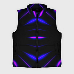 Мужской жилет Color black neon stripes