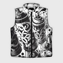 Мужской жилет Баллончики с краской - граффити