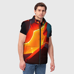 Мужской жилет Neon orange, цвет: 3D-черный — фото 2
