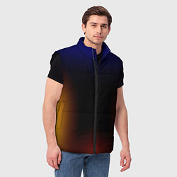 Мужской жилет Color black red blue, цвет: 3D-черный — фото 2